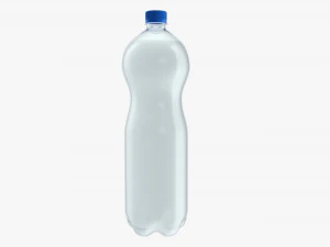 Plastic water bottle mockup 12 3D Model