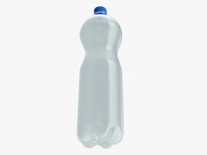 Plastic water bottle mockup 12 3D Model