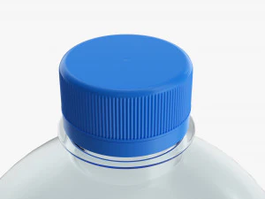 Plastic water bottle mockup 12 3D Model