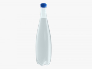 Plastic water bottle mockup 13 3D Modell
