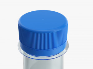 Plastic water bottle mockup 13 3D Modell