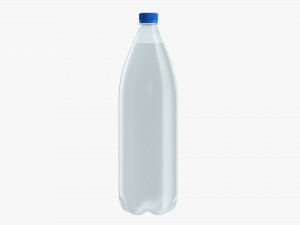 Plastic water bottle mockup 14 3D Модель