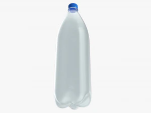 Plastic water bottle mockup 14 3D Model