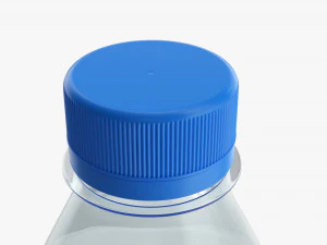 Plastic water bottle mockup 14 3D Model