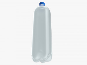 Plastic water bottle mockup 15 3D Model