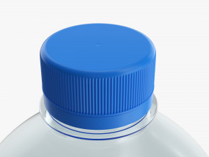 Plastic water bottle mockup 15 3D Model