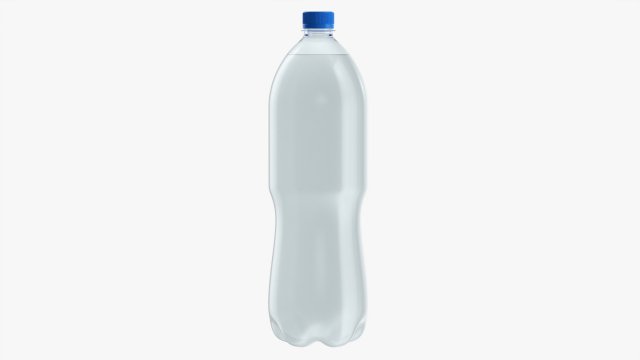 Plastic water bottle mockup 16 3D Model .c4d .max .obj .3ds .fbx .stl .blend 