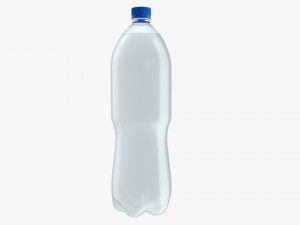 Plastic water bottle mockup 16 3D Model