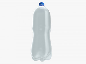 Plastic water bottle mockup 16 3D Model