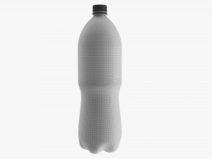 Plastic water bottle mockup 16 3D Model