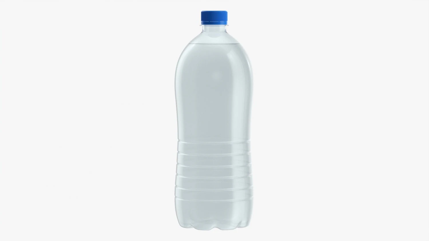 Plastic water bottle mockup 17 3D Model .c4d .max .obj .3ds .fbx .stl .blend 
