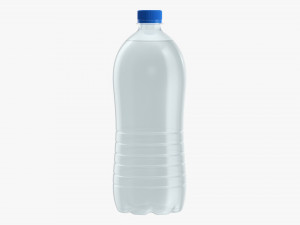 Plastic water bottle mockup 17 3D Модель