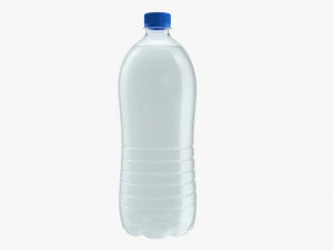 Plastic water bottle mockup 17 3D Model
