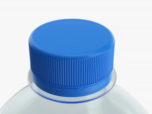 Plastic water bottle mockup 17 3D Model