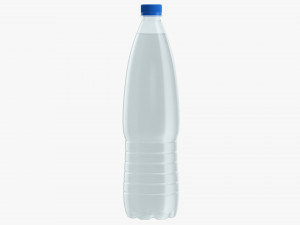 Plastic water bottle mockup 18 3D Модель