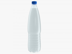 Plastic water bottle mockup 18 Modelo 3D