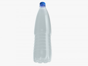 Plastic water bottle mockup 18 Modelo 3D