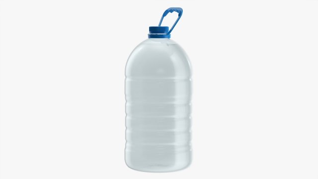 Plastic water bottle mockup 19 3D Model .c4d .max .obj .3ds .fbx .stl .blend