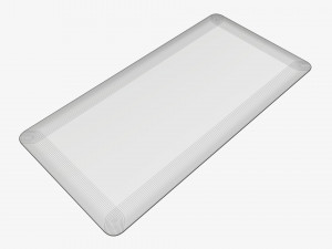 Playing cards poker table mat 3D Model