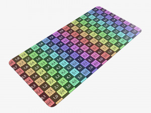 Playing cards poker table mat 3D Model