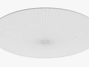 Playing cards round table mat Model 3D