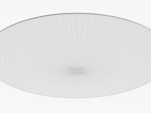 Playing cards round table mat 3D Model