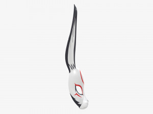 Rabbit festive face mask Modelo 3D