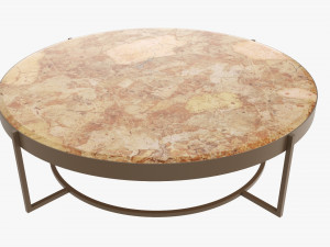 Round coffee table Modelo 3D