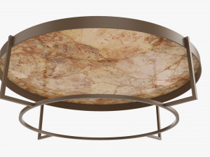 Round coffee table Modelo 3D