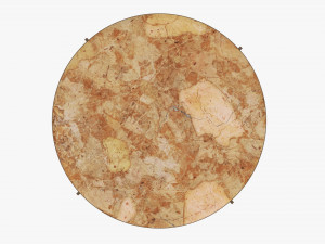 Round coffee table Modelo 3D