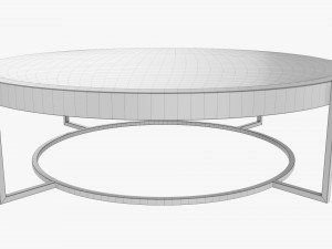 Round coffee table Modelo 3D