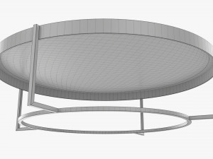 Round coffee table Modelo 3D