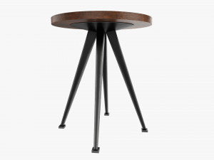 Round coffee table 01 Modello 3D