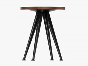 Round coffee table 01 3D Model