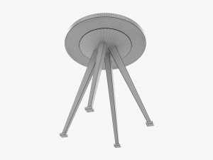 Round coffee table 01 Modello 3D