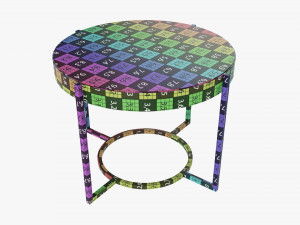 Round side table 3D Model