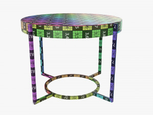 Round side table 3D Model