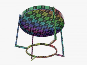 Round side table 3D Model