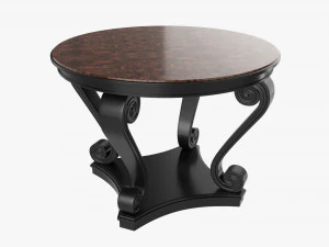 ホールテーブルをスクロールします 3Dモデル