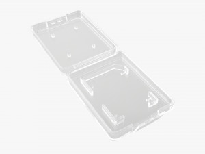 SD memory card case 3D Model
