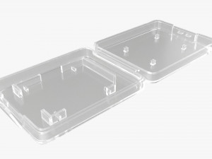 SD memory card case 3D मॉडल