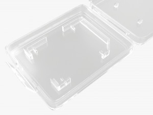SD memory card case 3D मॉडल
