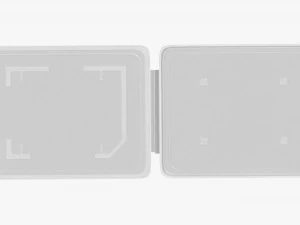 एसडी मेमोरी कार्ड केस 3D मॉडल