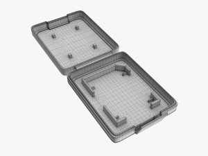 SD memory card case 3D मॉडल