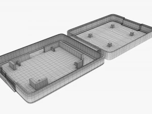 एसडी मेमोरी कार्ड केस 3D मॉडल