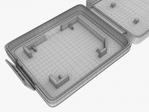 SD memory card case 3D मॉडल