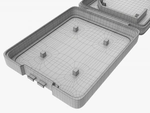 एसडी मेमोरी कार्ड केस 3D मॉडल