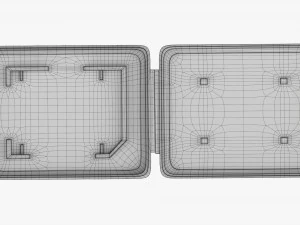 एसडी मेमोरी कार्ड केस 3D मॉडल