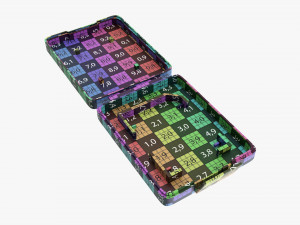 SD memory card case 3D मॉडल