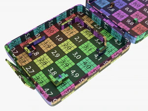 एसडी मेमोरी कार्ड केस 3D मॉडल